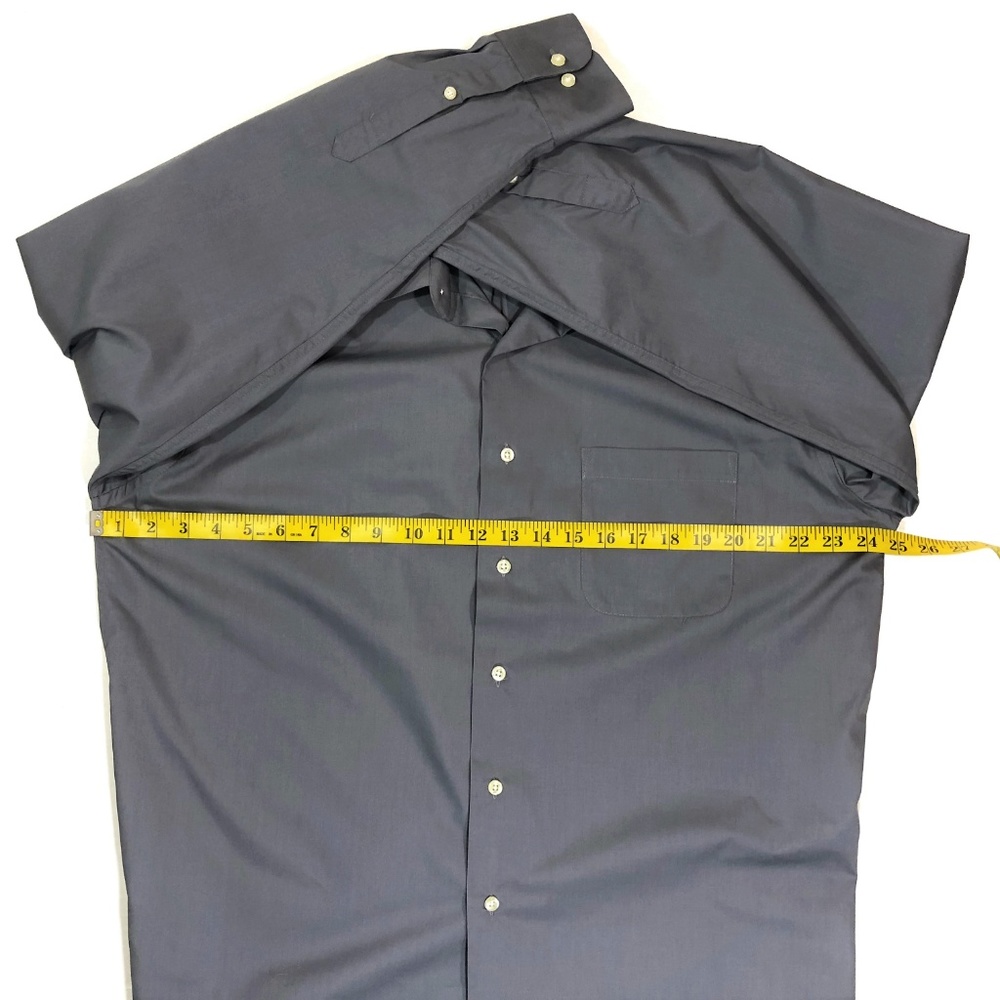 Giorgio Brutini Dark Gray Long Sleeve Shirt, Large - Picture 4 of 8